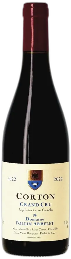photo du vin Domaine Follin-Arbelet, Grand Cru, Corton 2022