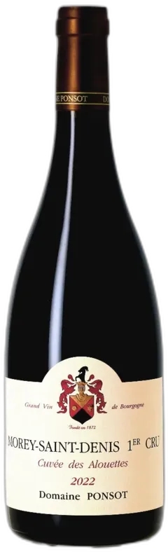 photo du vin Domaine Ponsot, Morey-st-Denis Cuvée des Alouettes 2022 75
