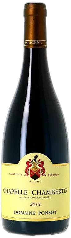 photos du vin Domaine Ponsot, Chapelle Chambertin, 2015