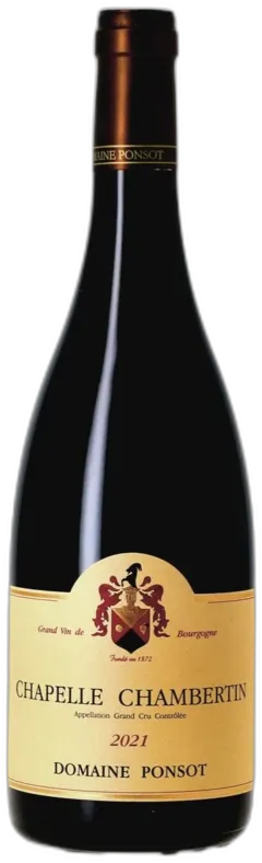 capture du vin Chapelle-Chambertin Rouge 2021 Domaine Ponsot
