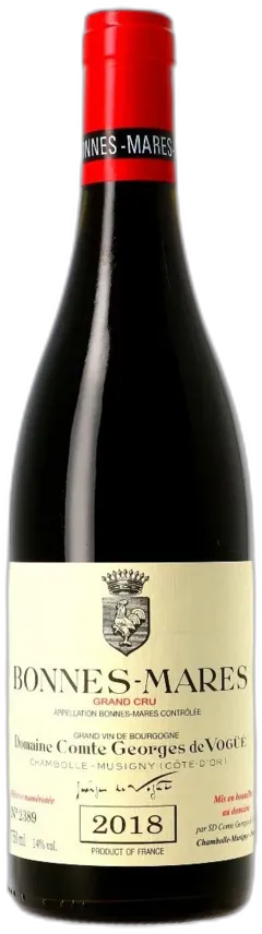 photo du vin Domaine Comte Georges de Vogüé, Bonnes-Mares 2018
