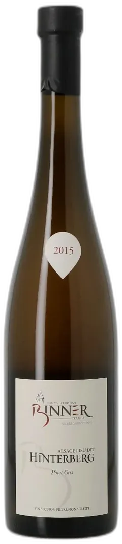 photos du vin Domaine Binner, Pinot Gris, Hinterberg 2015