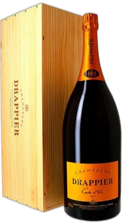 vue du vin Drappier, Carte d’or Brut Mathusalem