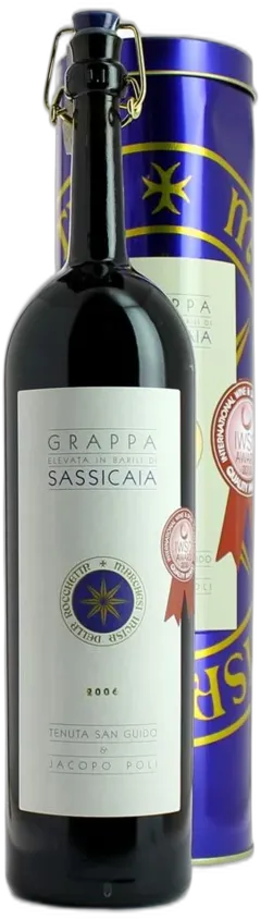 photo du vin Eau-de-Vie de Marc, Grappa Jacopo Poli Grappa di Sassicaia
