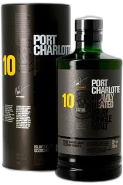 photos du vin Single Malt Bruichladdich Port Charlotte, Heavily Peated, 10 Ans