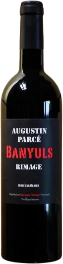 photo du vin Banyuls Rimage 2023 Domaine Augustin Parcé