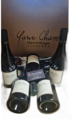 vue du vin Yann Chave Hermitage 2022