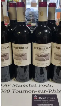 photos du vin Domaine de Terrebrune Bandol Rouge 2020 Jean d’Arthuys