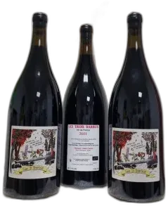illustration du vin Vin de France "les 3 Barbus" 2021 Magnum