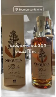 aperçu du vin Distillerie du Vercors, Séquoïa la Pépite Français Single Malt