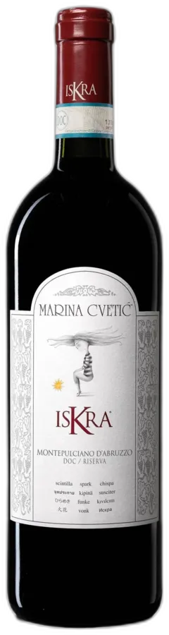 vue du vin Montepulciano d'Abruzzo Riserva Doc 'Iskra Marina Cvetic' Masciarelli