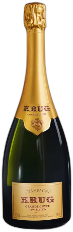 vue du vin Brut Aoc Grande Cuvée 173ème Édition Krug