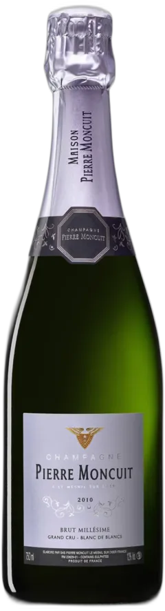 vue du vin Pierre Moncuit Blanc de Blancs Grand Cru