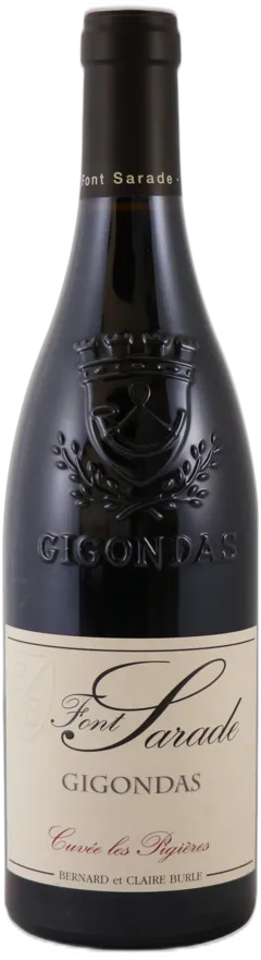 photos du vin Domaine Font Sarade Cuvée les Pigières Gigondas Rouge 2020
