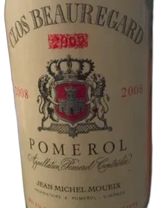 photo du vin Clos Beauregard Pomerol