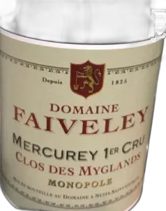 photo du vin Domaine Faiveley Mercurey 1er Cru Clos des Myglands