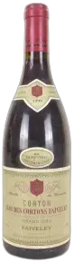 capture du vin Corton Grand Cru Clos des Cortons Faiveley