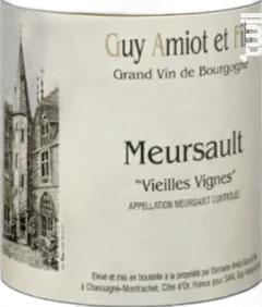 photo du vin Meursault "Vieilles Vignes"