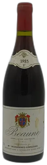 photo du vin Beaune 1985 Maisonnet Lepeltier