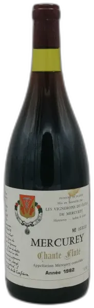 photo du vin Mercurey 1982 Chante Fluté Vignerons du Caveau de Mercurey