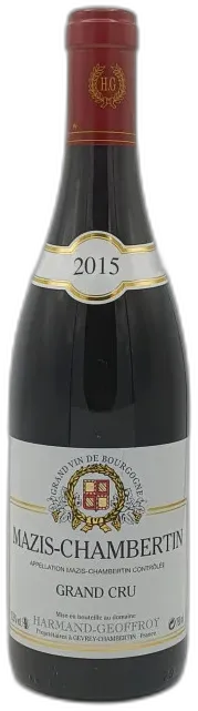 illustration du vin Mazis-Chambertin Grand Cru 2015 Domaine Harmand-Geoffroy