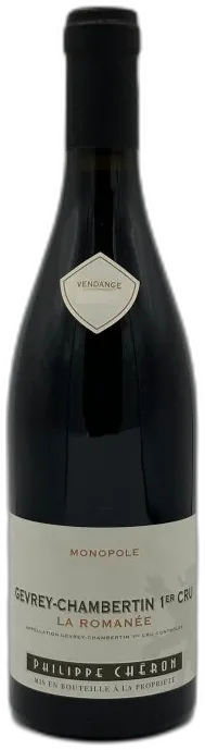 photos du vin Gevrey Chambertin Premier Cru la Romanée Monopole 2021 Domaine Philippe Chéron