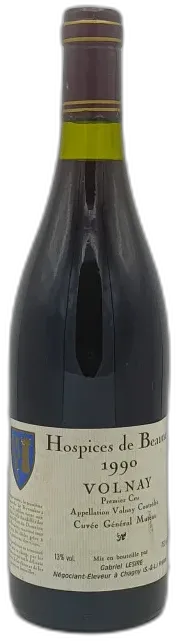 photo du vin Volnay 1er Cru 1990 Hospices de Beaune Cuvée Général Muteau