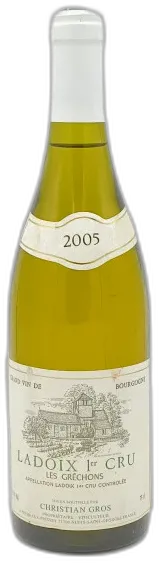 image du vin Ladoix 1er Cru 2005 les Gréchons Domaine Christian Gros