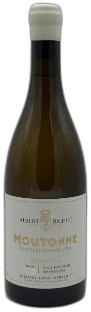 aperçu du vin Chablis Grand Cru 2022 Moutonne Monopole Albert Bichot