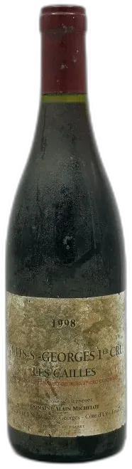 photo du vin Nuits Saint Georges 1er Cru les Cailles 1998 Domaine Alain Michelot