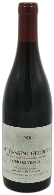 vue du vin Nuits Saint Georges Vieilles Vignes 1998 Domaine Alain Michelot