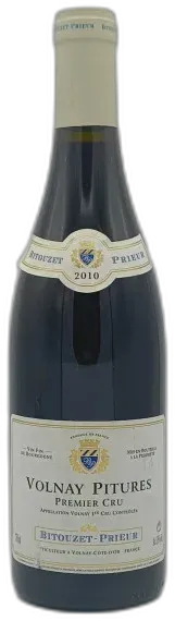 illustration du vin Volnay 1er Cru Pitures 2010 Domaine Bitouzet Prieur