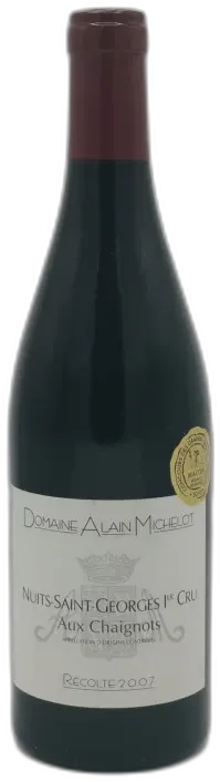photo du vin Nuits Saint Georges 1er Cru Aux Chaignots 2007 Domaine Alain Michelot