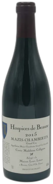 image du vin Mazis Chambertin Cuvée Madeleine Collignon 2015 Hospices de Beaune