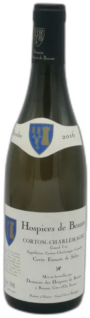 illustration du vin Corton Charlemagne Grand Cru cuvée françois de Salins 2016 Hospices de Beaune