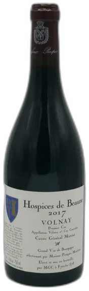 capture du vin Volnay Premier Cru cuvée général Muteau 2017 Hospices de Beaune