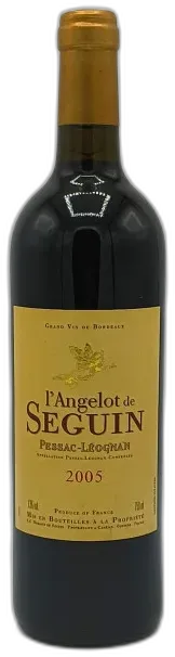 photos du vin l’Angelot de Seguin 2005 Pessac Leognan