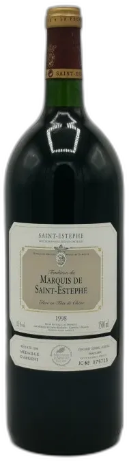 photo du vin Marquis de Saint Estèphe 1998 Saint Estèphe