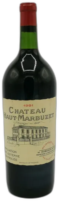 photos du vin Château Haut Marbuzet 1981 Saint Estèphe