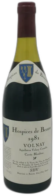 photo du vin Volnay 1er Cru 1981 Cuvée Blondeau Hospices de Beaune75 cl