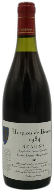 image du vin Beaune Cuvée Dames Hospitalières 1984 Hospices de Beaune