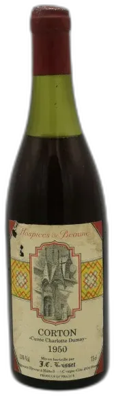 image du vin Corton Grand Cru Cuvée Charlotte Dumay 1950 Hospices de Beaune