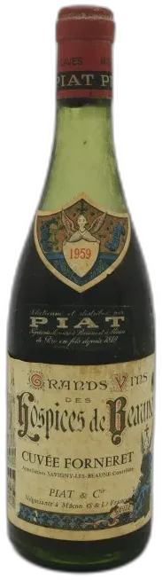 photo du vin Savigny les Beaune Cuvée Forneret 1959 Hospices de Beaune