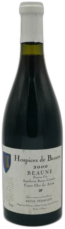 image du vin Beaune 1er Cru Cuvée Clos des Avaux 2000 Hospices de Beaune