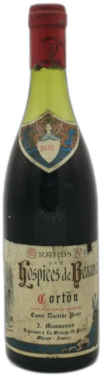 aperçu du vin Corton Grand Cru Cuvée Docteur Peste 1970 Hospices de Beaune