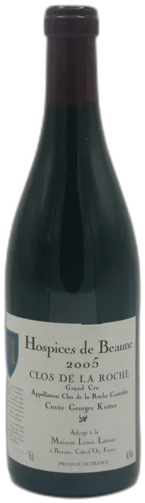 photo du vin Clos de la Roche Grand Cru Cuvée Georges Kritter 2005 Hospices de Beaune