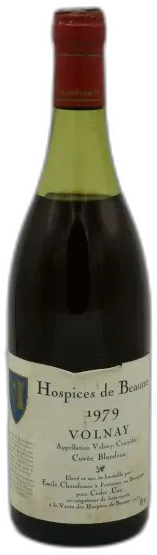 photos du vin Volnay cuvée Blondeau 1979 Hospices de Beaune