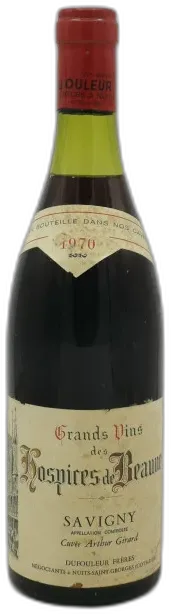 photo du vin Savigny les Beaune Premier Cru Cuvée Arthur Girard 1970 Hospices de Beaune