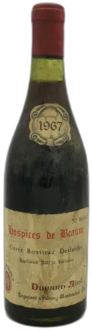 illustration du vin Beaune Cuvée Rousseau Deslandes 1967 Hospices de Beaune
