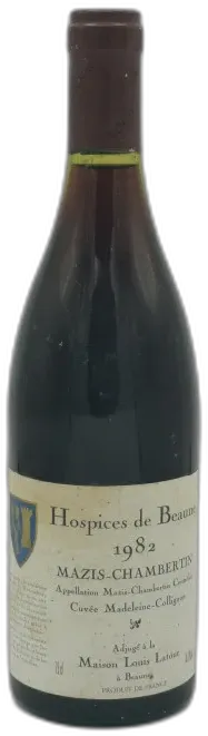 photo du vin Mazis Chambertin 1982 Grand Cru Cuvée Madeleine Collignon Hospices de Beaune